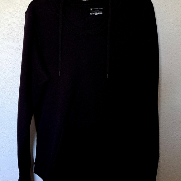 WOMEN'S LONG SLEEVE HOODIE SIZE LARGE BLACK TEK GEAR - Picture 2 of 6